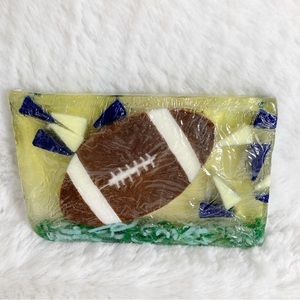 Primal Elements Football Bar Soap Handmade Glycerine NEW